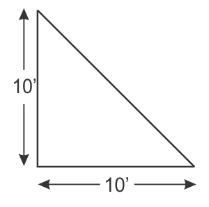 How to calculate the area of a Right Triangle Area of a Right Triangle